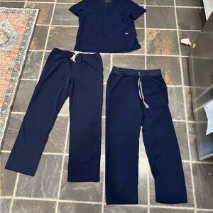 Figs Navy blue lot of 3